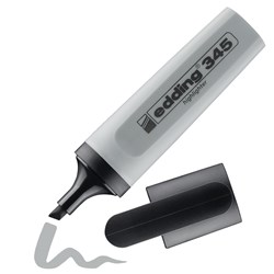 edding 345 Textmarker silbergrau, Keilspitze 2-5 mm