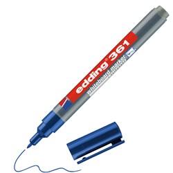 edding 361 Whiteboardmarker blau, Rundspitze 1 mm