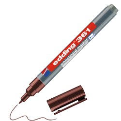 edding 361 Whiteboardmarker braun, Rundspitze 1 mm
