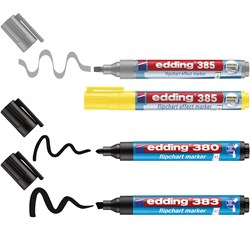 edding Flipchartmarker Set Highlight + Shading 4St