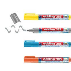 edding 385 Flipchart Effektmarker 4St Set