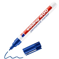 edding 400 Permanentmarker blau, Rundspitze 1 mm