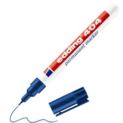 edding 404 Permanentmarker blau, Rundspitze 0,75 mm