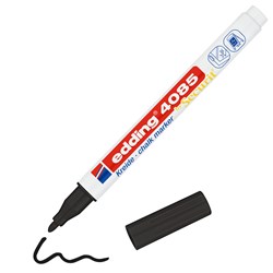 edding 4085 Kreidemarker schwarz, Rundspitze 1-2 mm