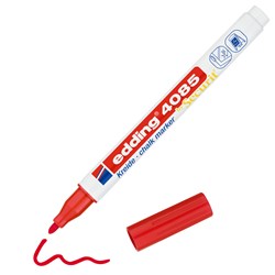 edding 4085 Kreidemarker rot, Rundspitze 1-2 mm