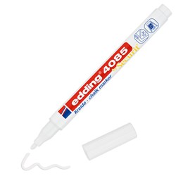 edding 4085 Kreidemarker weiß, Rundspitze 1-2 mm