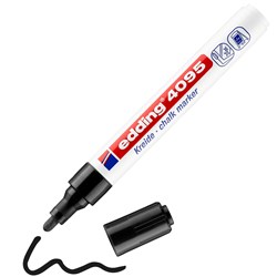 edding 4095 Kreidemarker schwarz, Rundspitze 2-3 mm