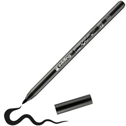 edding 4200 Porzellanpinselstift schwarz, Pinselspitze 1-4 mm