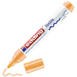 edding 4500 Textilmarker hellorange, Rundspitze 2-3 mm