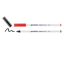 edding 4600 Textilstift 2er-Blister sortiert, Rundspitze 1 mm