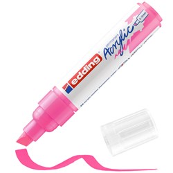 edding 5000 Acrylmarker breit neonpink, Keilspitze 5-10 mm
