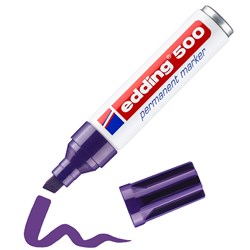 edding 500 Permanentmarker violett, Keilspitze 2-7 mm