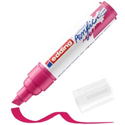 edding 5000 Acrylmarker breit telemagenta, Keilspitze 5-10 mm