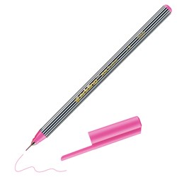 edding 55 Fineliner rosa, Kunststoffspitze 0,3 mm