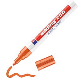 edding 750 Lackmarker orange, Rundspitze 2-4 mm