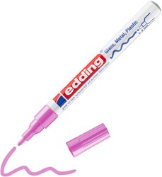 edding 751 creative Glanzlack-Marker rosa, Rundspitze 1-2 mm