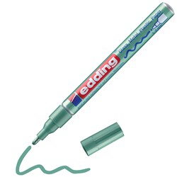 edding 751 creative Glanzlack-Marker grün-metallic, Rundspitze 1-2 mm
