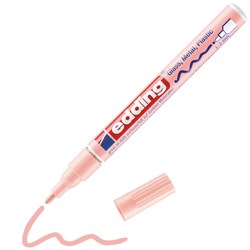 edding 751 creative Glanzlack-Marker pastellrosa, Rundspitze 1-2 mm