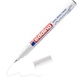 edding 780 creative Glanzlack-Marker weiß, Rundspitze 0,8 mm