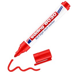 edding 8030 NLS High-Tech Marker rot (rosa), Rundspitze 1,5-3 mm