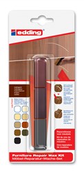 edding 8901 Möbel-Reparatur-Wachs-Set mahagoni
