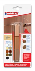 edding 8901 Möbel-Reparatur-Wachs-Set buche
