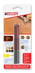edding 8902 Holzboden-Reparatur-Wachs-Set mahagoni