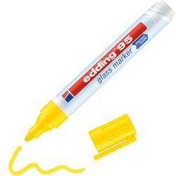 edding 95 Glasmarker gelb, Rundspitze 1,5-3mm