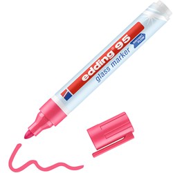 edding 95 Glasmarker pink, Rundspitze 1,5-3mm