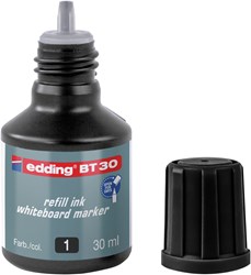 edding BT 30 Nachfülltinte für Whiteboardmarker schwarz, 30 ml