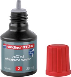 edding BT 30 Nachfülltinte für Whiteboardmarker rot, 30 ml