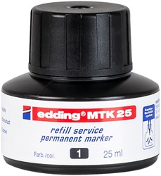edding MTK 25 Nachfülltinte für Permanentmarker schwarz, 25 ml