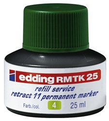 edding RMTK 25 Nachfülltinte für Permanentmarker grün, 25 ml