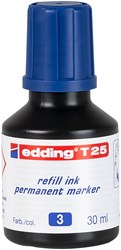edding T 25 Nachfülltinte für Permanentmarker blau, 30 ml