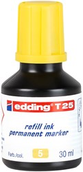 edding T 25 Nachfülltinte für Permanentmarker gelb, 30 ml