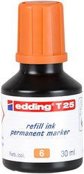 edding T 25 Nachfülltinte für Permanentmarker orange, 30 ml