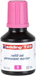 edding T 25 Nachfülltinte für Permanentmarker rosa, 30 ml