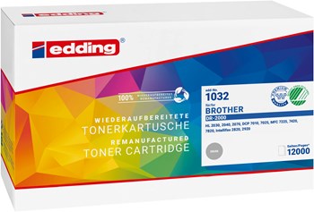 edding Trommeleinheit (ohne Toner), kompatibel zu Brother DR-2000