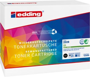 edding Tonerkassette, schwarz, kompatibel zu HP CE255X