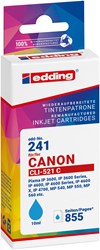 edding Tintenpatrone, cyan, ersetzt Canon CLi-521C