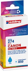 edding Tintenpatrone, cyan, ersetzt Canon CLi-526C
