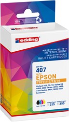 edding Tintenpatronen Multipack, ersetzt Epson T0711/T0712/T0713/T0714