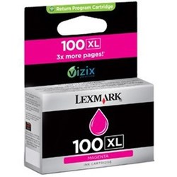 Lexmark Druckerpatrone Nr. 100XL, magenta