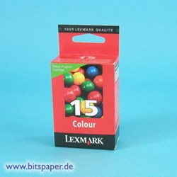 Lexmark Rückgabe-Tintenpatrone Nr. 15, colour