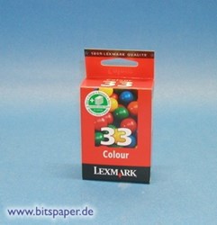 Lexmark Tintenpatrone Nr. 33, color