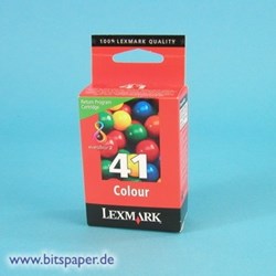 Lexmark Tintenpatrone Nr. 41, color