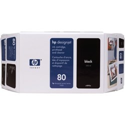 HP 80 Tintenpatrone, schwarz