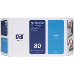 HP 80 Tintenpatrone, cyan