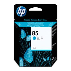 HP 85 Tintentank cyan