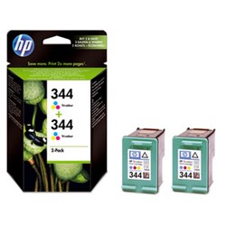 HP 344 + 344 Doppelpack 2x C9363E 344 color